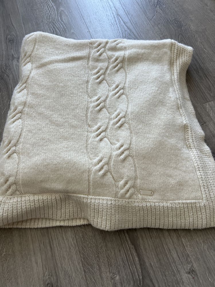 Шерстяной детский плед одеяло Bebetto 0-1,5 года