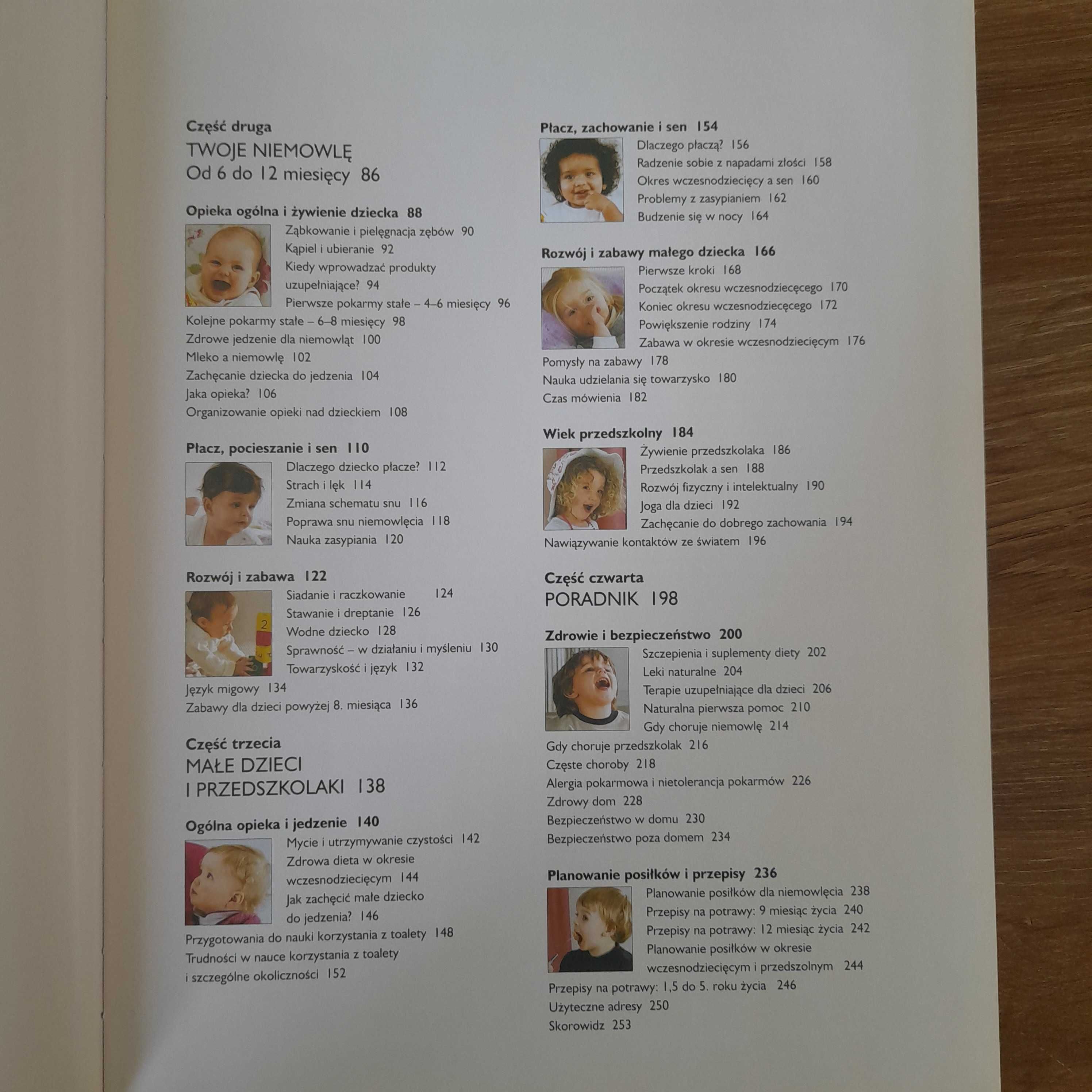 Książka poradnik Niemowlę I Dziecko naturalne sposoby opiekiKim Davies