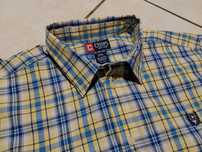 CHAPS by Ralph Lauren USA - NOWA! z LOGO Koszula Męska krótki rękaw M