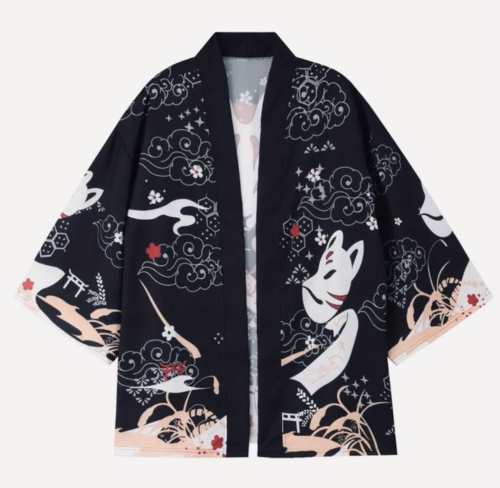 Кімоно Маска Кіцуне
