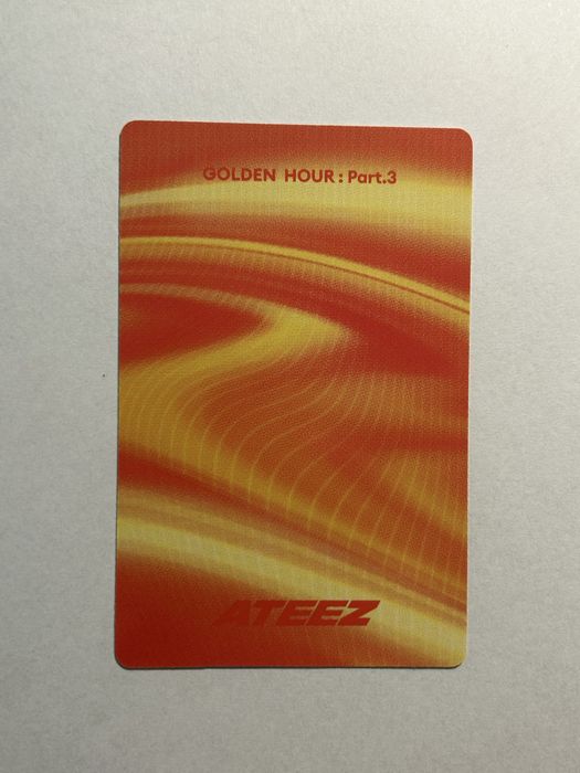 Karta grupowa ATEEZ Golden Hour Part. 3 pocaalbum