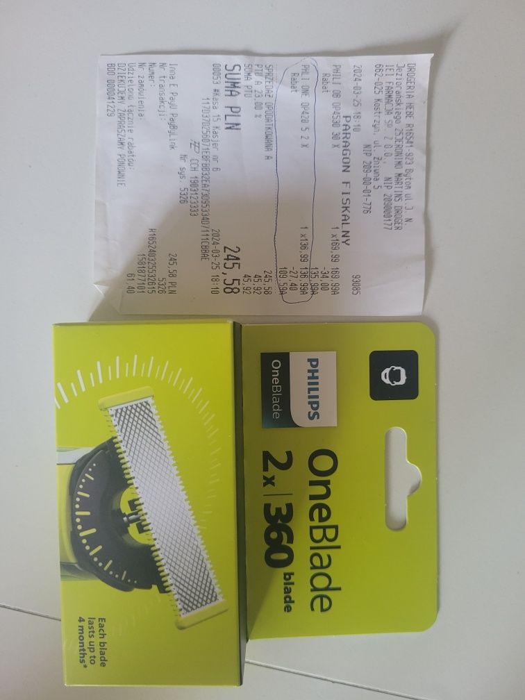 Philips oneblade 360 blade op420/50