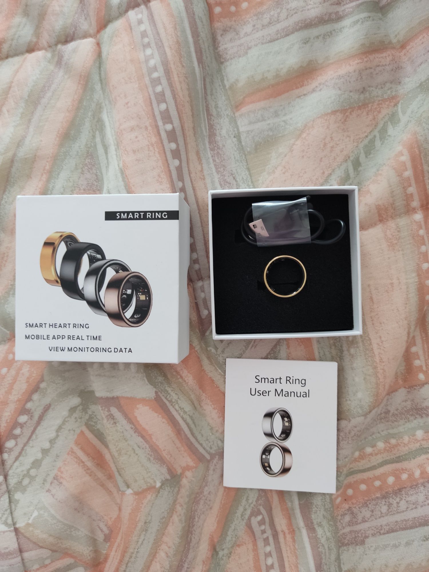 Smart ring dourado