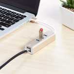 Amazon Basics U3-3UE04 Hub 3x USB 3.0 1x RJ45 Gigabit karta sieciowa