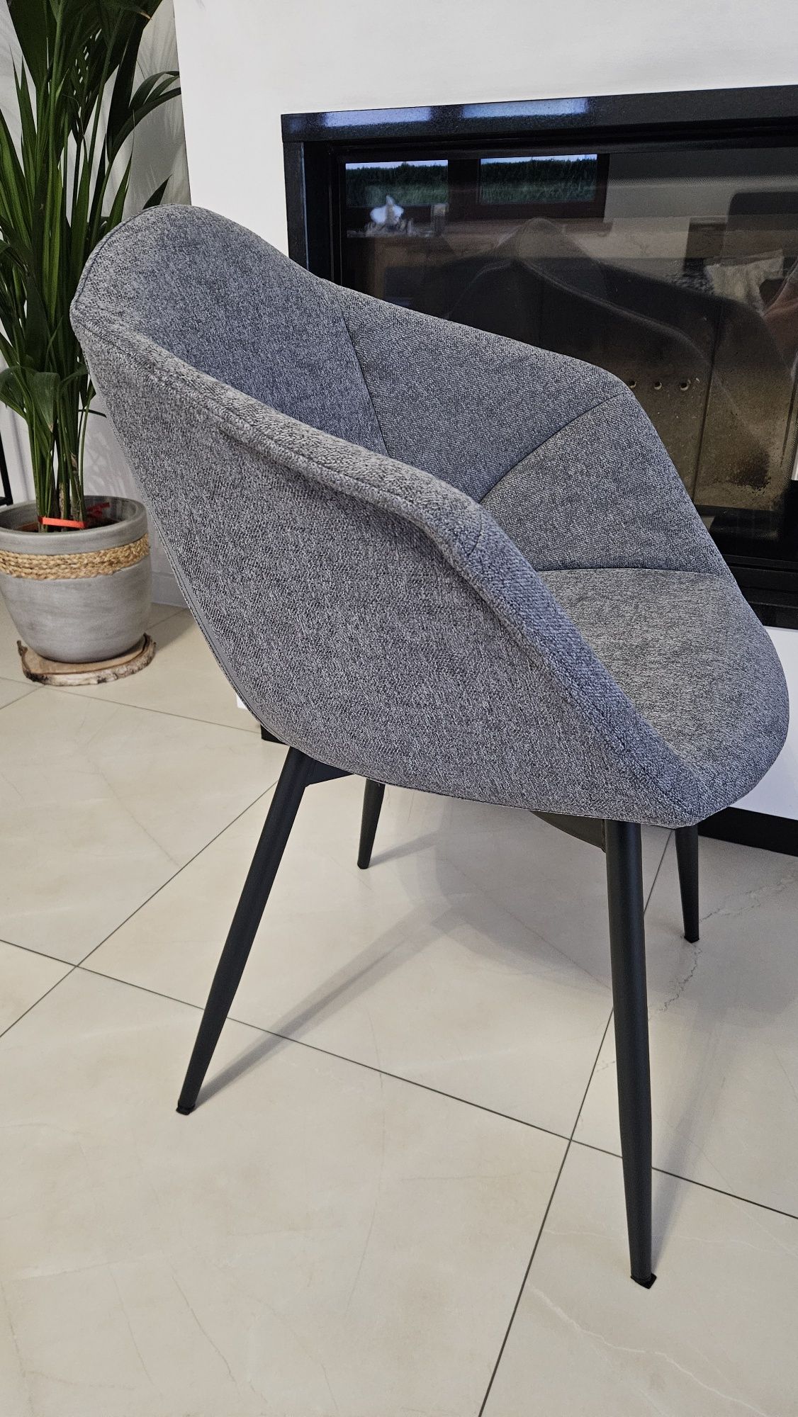 Nowe Krzesło Halmar Szare model K-420