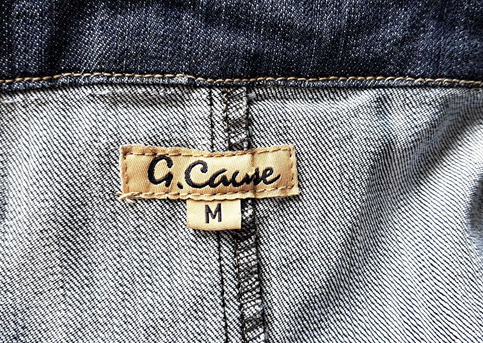 Jeansowa kamizelka S/M vintage cotton bawełna