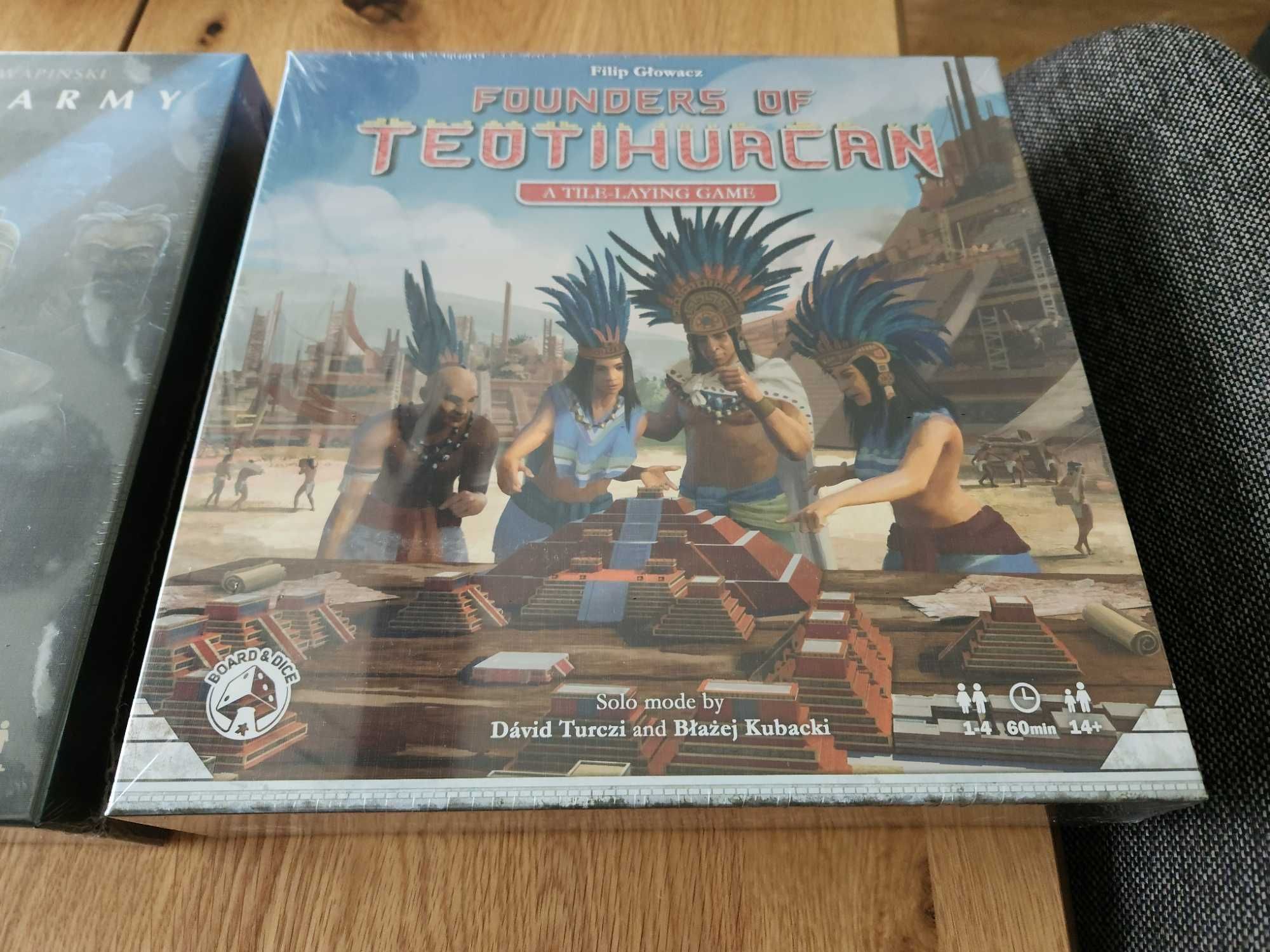 Nowe gry w folii Terakotowa Armia Origins Teotihuacan Tekhenu +