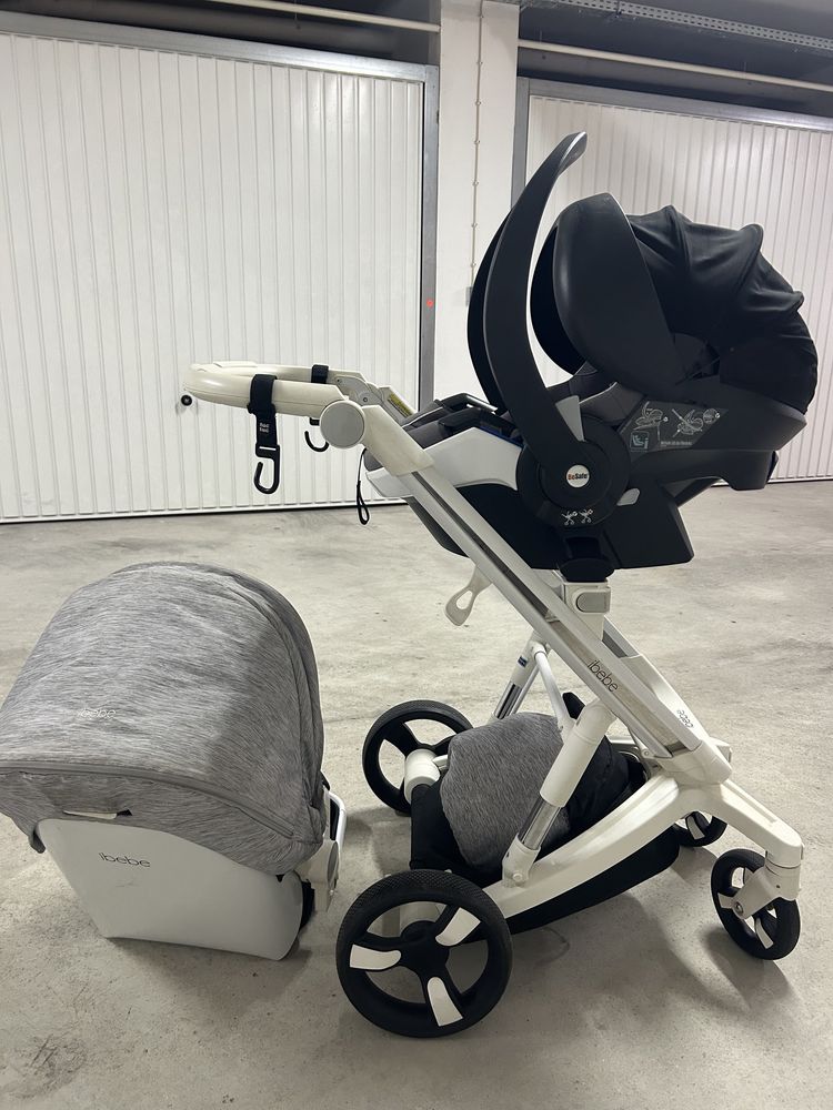 Carrinho marca "ibebe " com ovo