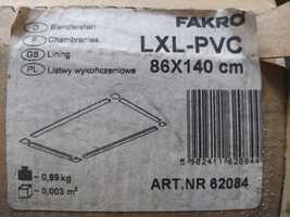 Listwy okna Fakro LXL-PVC 86x140