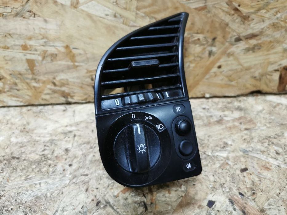 BMW E36 ORYGINALNY WŁĄCZNIK SWIATEŁ+WŁĄCZNIK HALOGENÓW NR. 1 393 393 OEM/ 1 387 054 OEM