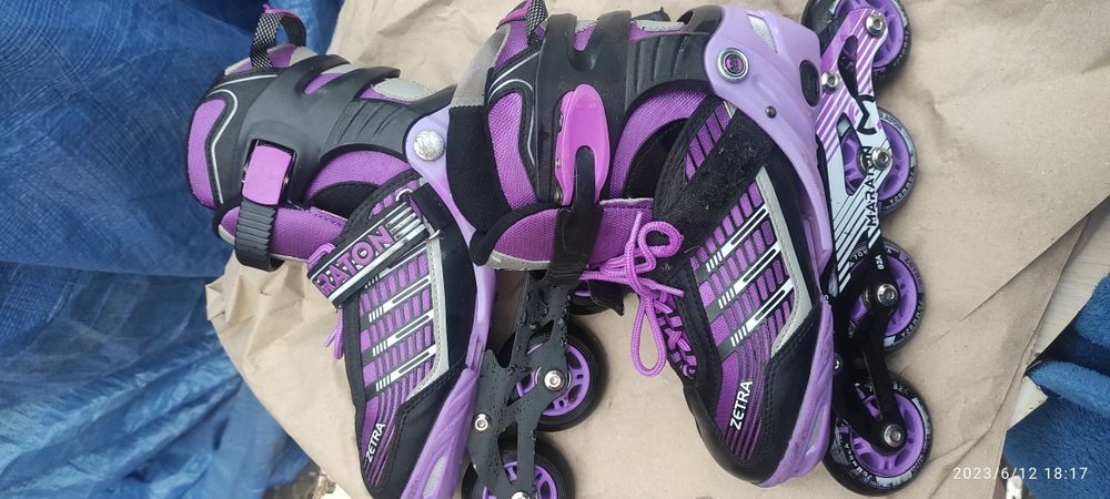 Коньки роликовые, подростковые