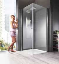 kabina prysznicowa, szer. x głęb.: 90x90 cm, szkło bezpieczne. NOWA