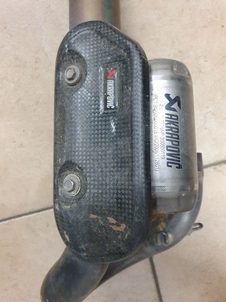 Tłumik Akrapovic kolanko Ktm Sxf Sx Exc układ wydechowy