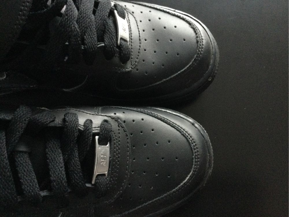 Nike czarne air force 1 mid 36 EU buty