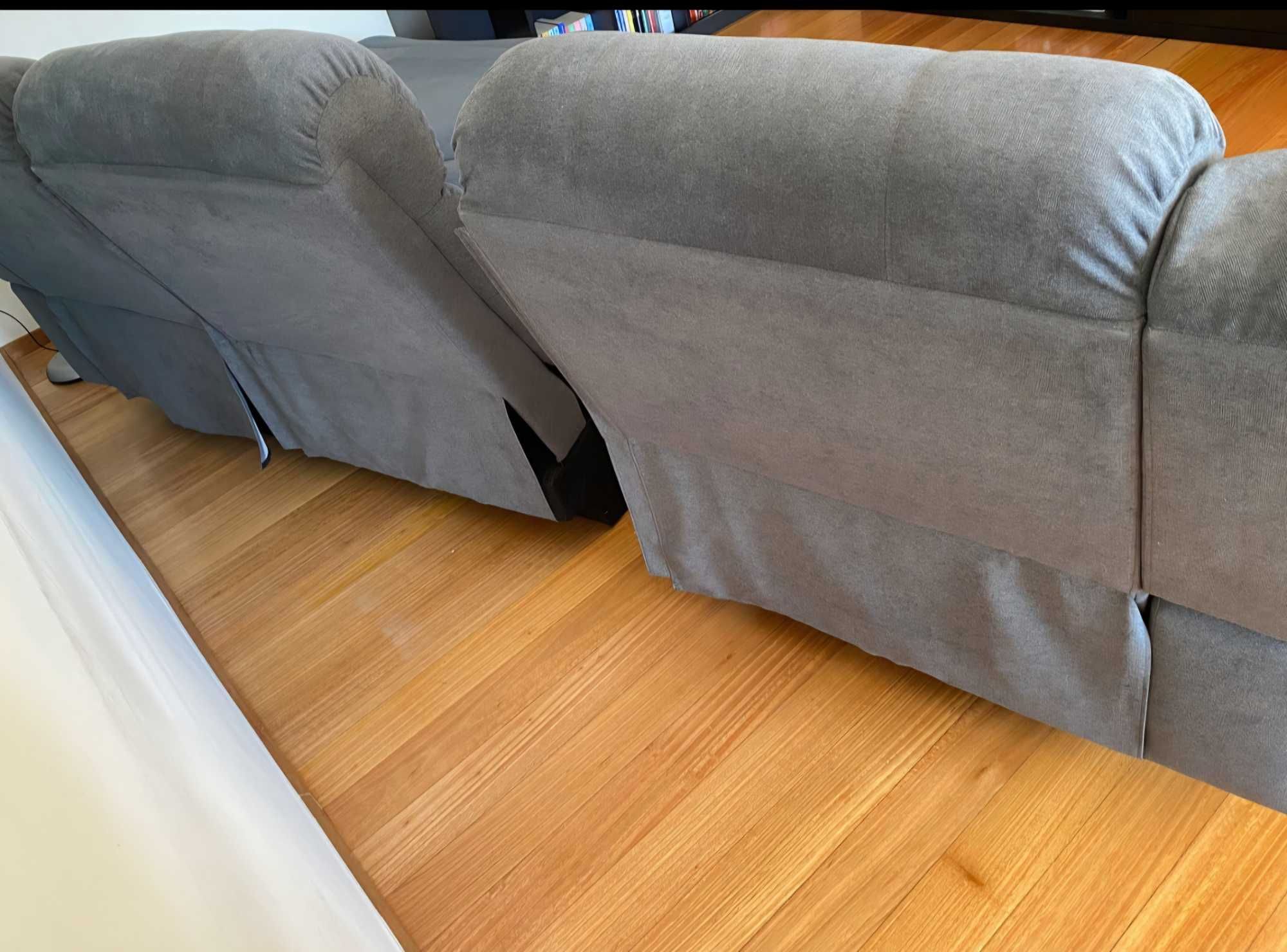 Sofá com chaise longue