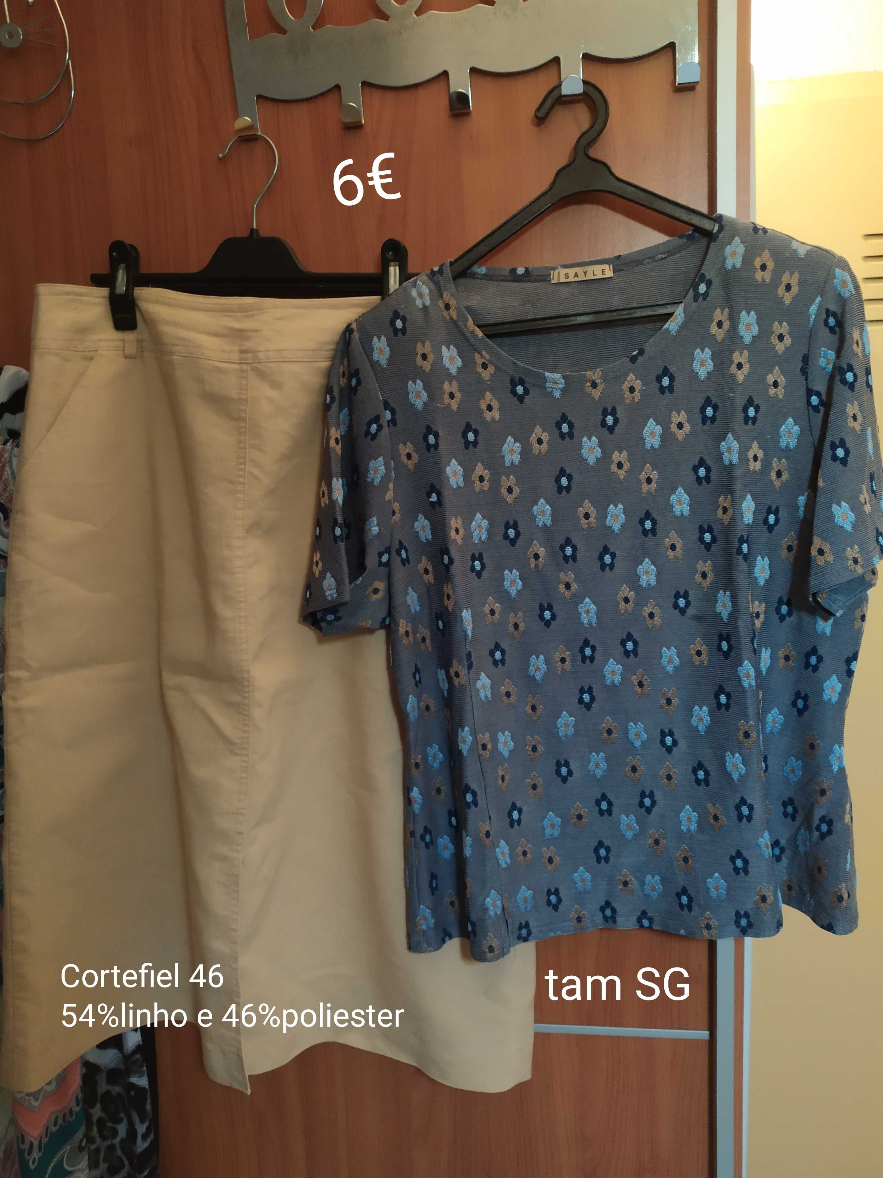 Saia CorteFiel 46 oferta Blusa - saldo 3€