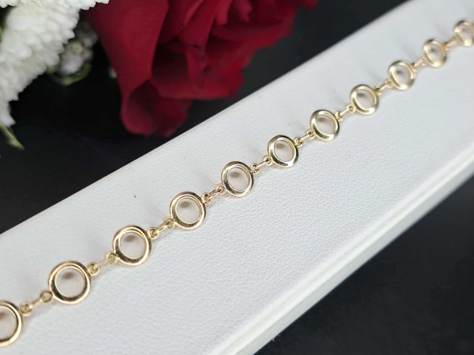 NOWA ZŁOTA BRANSOLETKA 2,62 GR. próba: 585 Komis Redi