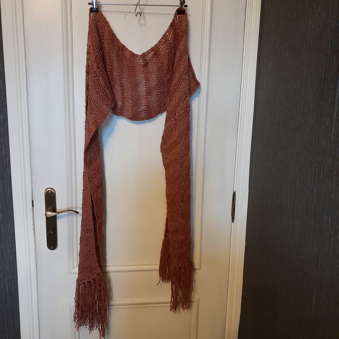 Conjunto 2 echarpes e 2 golas de malha