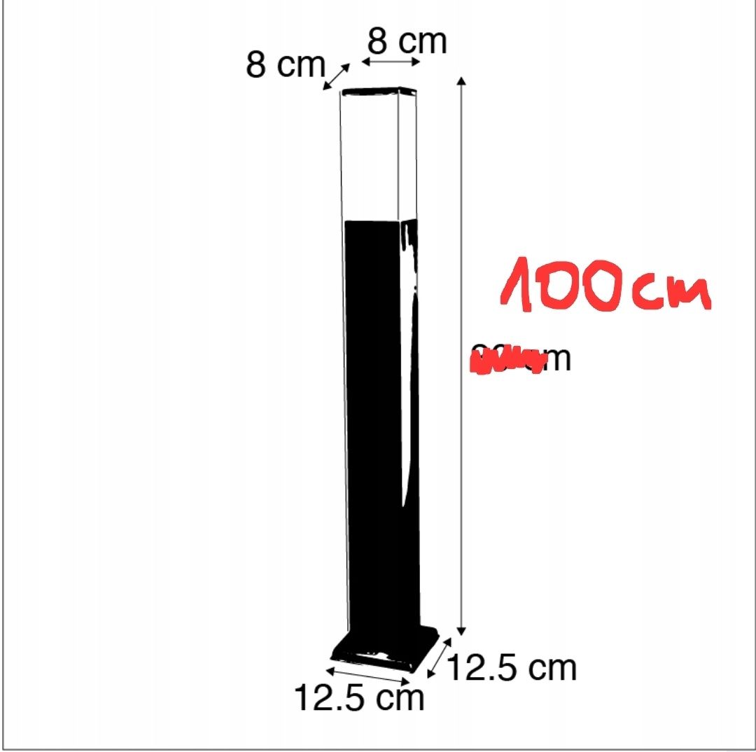 Lampy latarnie ogrodowe 2 szt