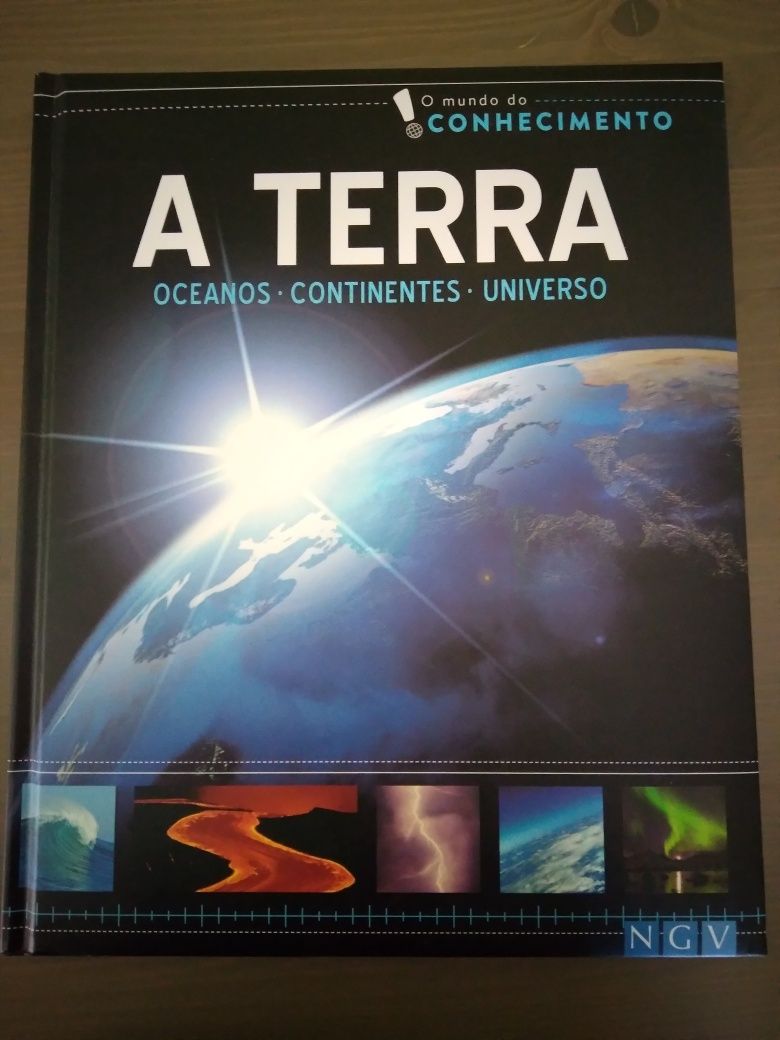 Livro A TERRA Oceanos Continentes Universo