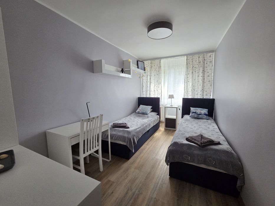 Gdańsk Brzeźno 3 pokoje, dwie sypialnie. Najem krótkoterminowy.