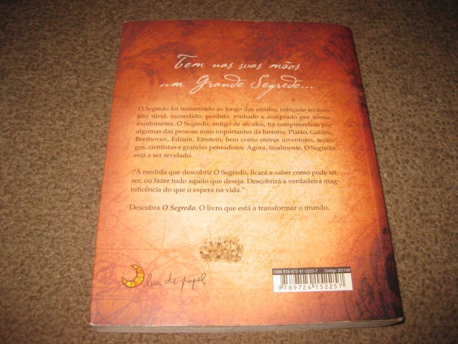 Livro "O Segredo" de Rhonda Byrne