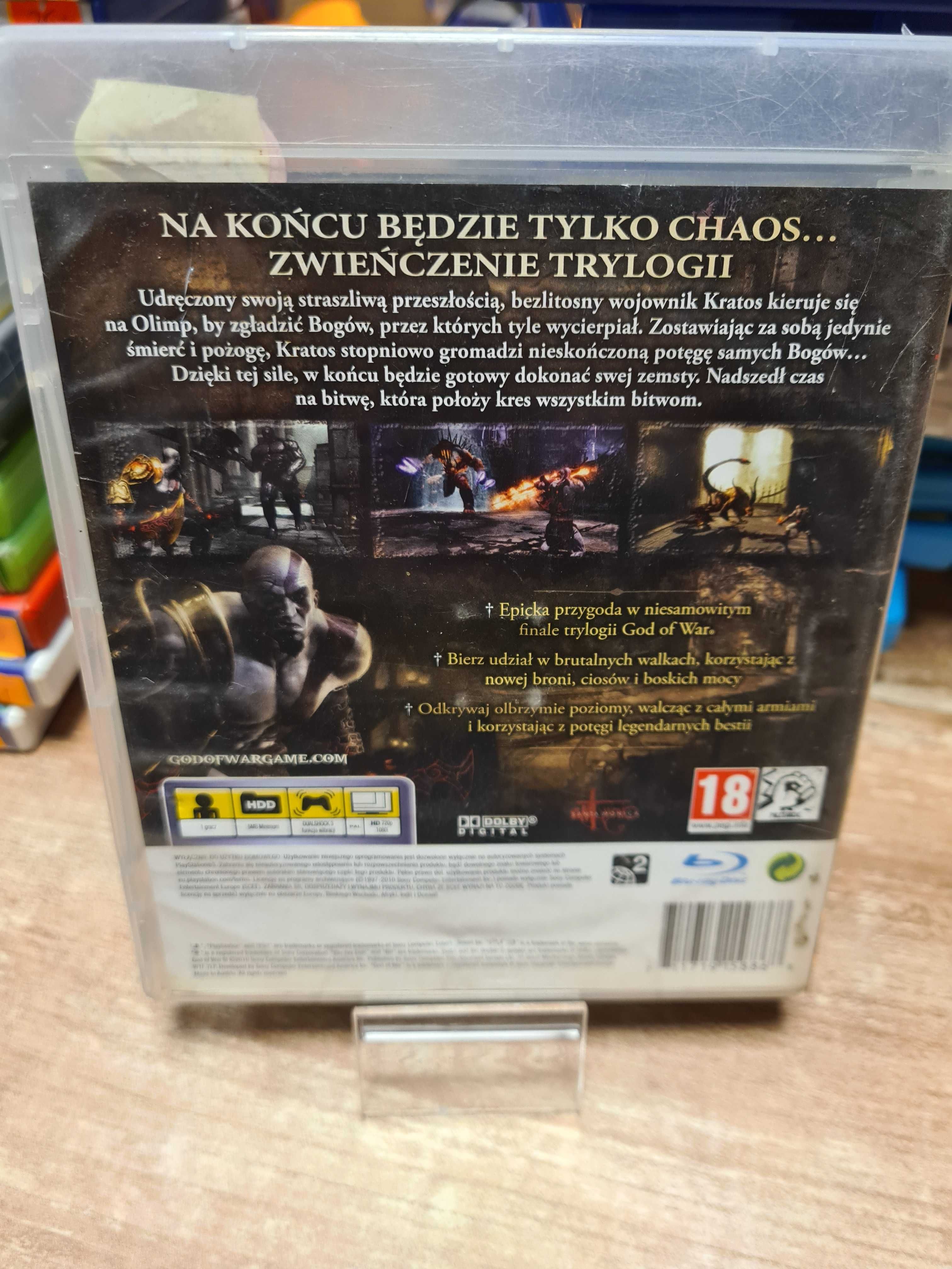 God of War III PS3, Sklep Wysyłka Wymiana