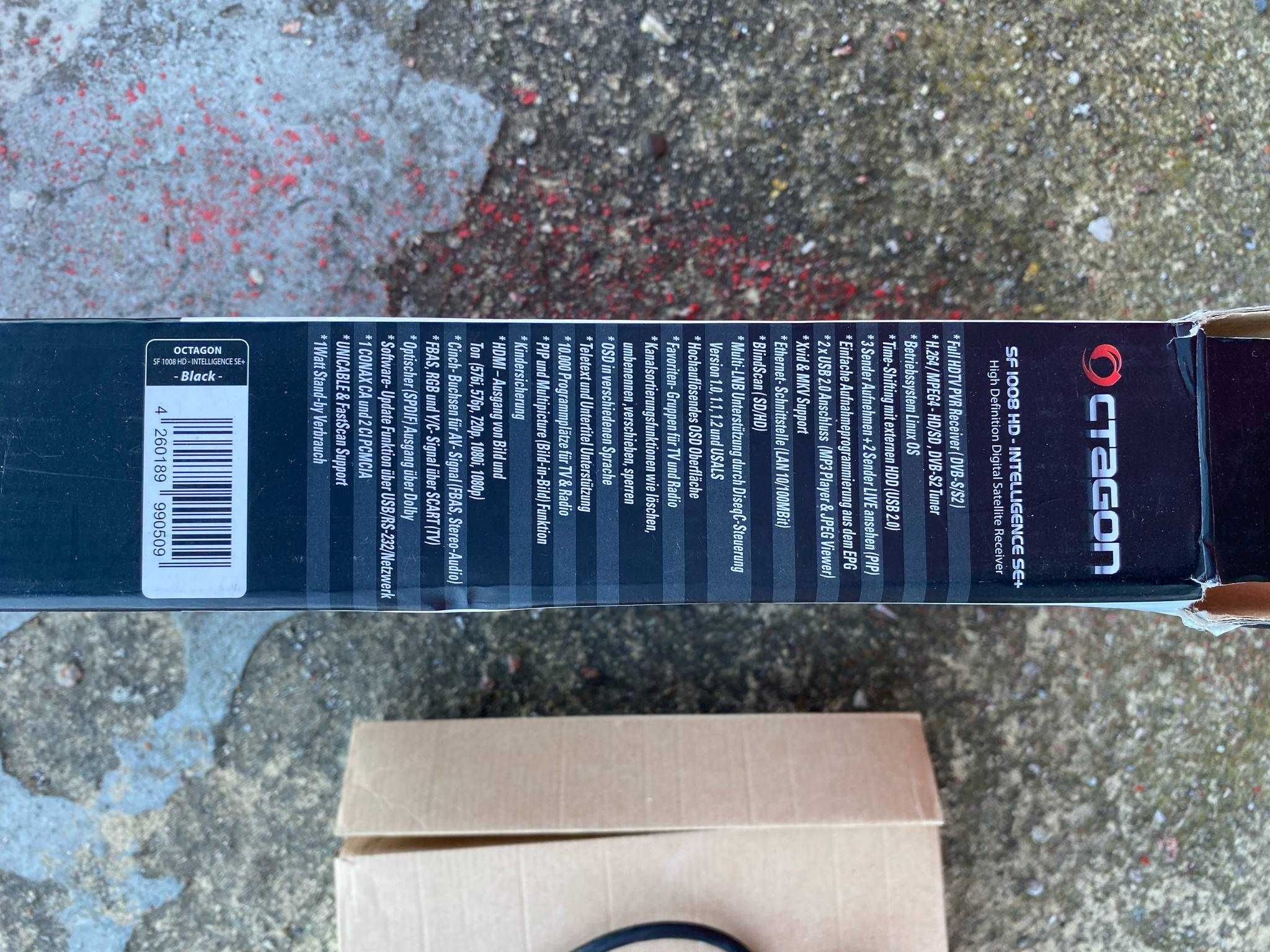 Dekoder satelitarny Octagon SF 1008 HD Intelligence SE+