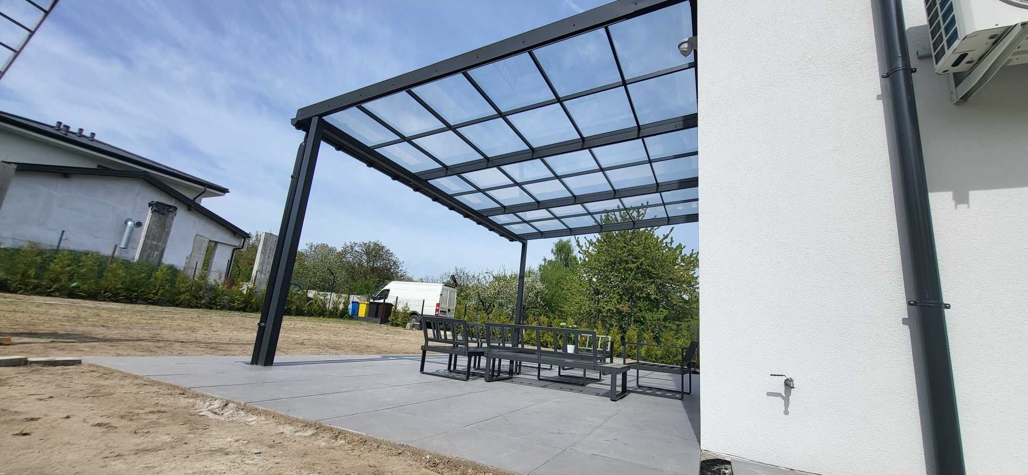 Zadaszenie tarasu Pergola z montażem Dowolny wymiar, szybko i solidnie