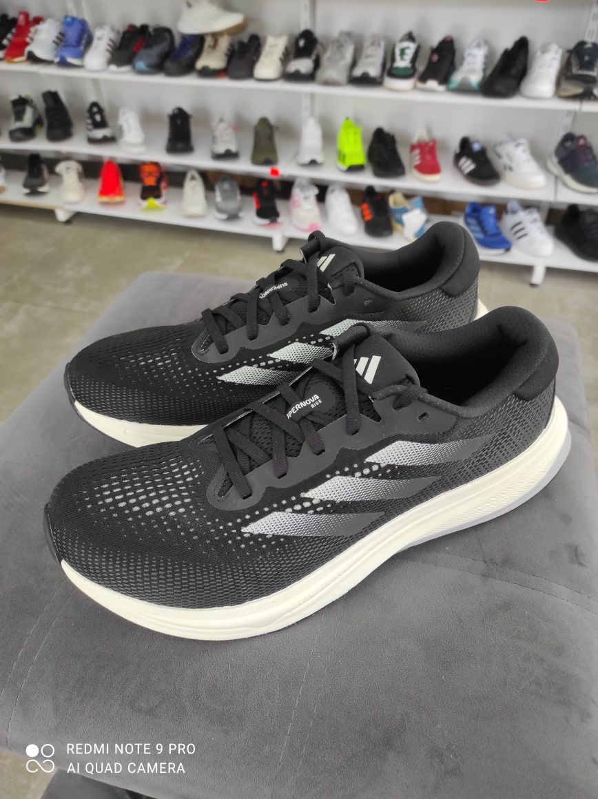 ОРИГІНАЛ 100% Кросівки Adidas Supernova Rise Wide Shoes Black 44 2/3