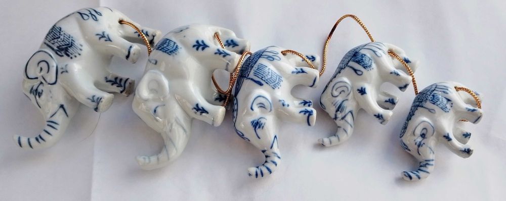 5 Elefantes em louça