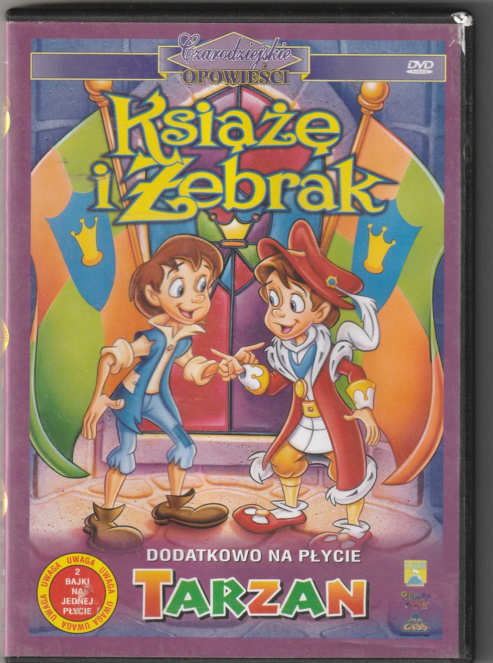 Książe i żebrak/Tarzan  DVD