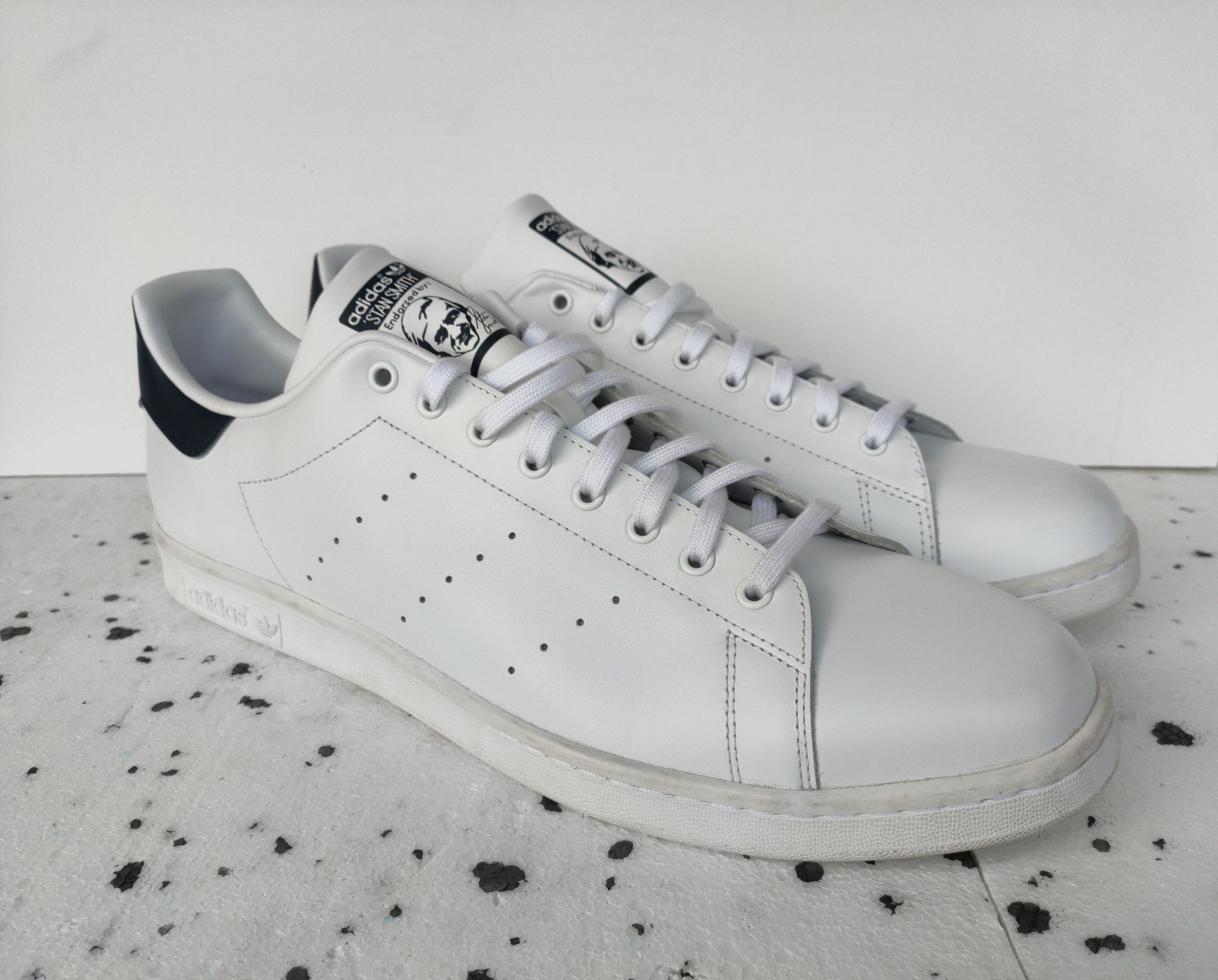 Buty Adidas Orginals Stan Smith sneakersy męskie białe r 55 2/3 36,5cm
