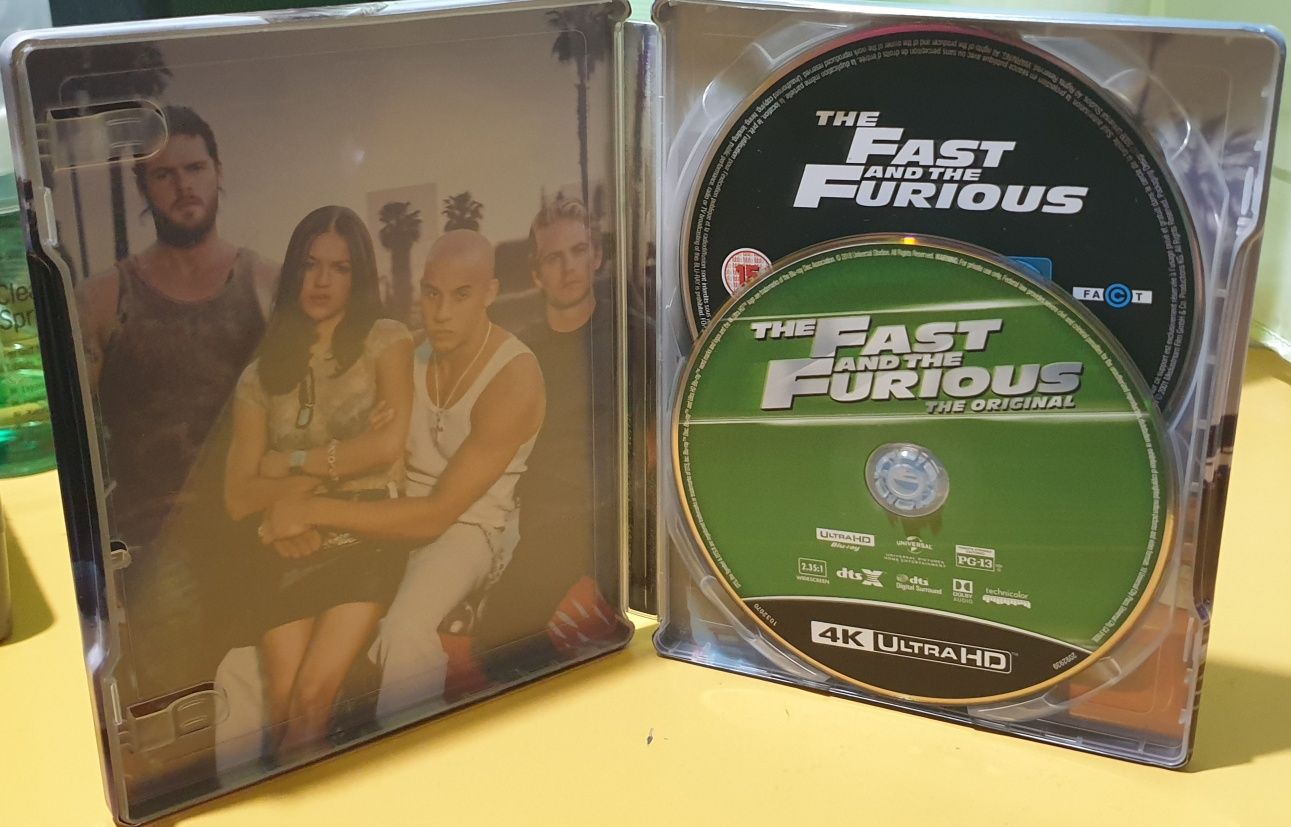 Форсаж The Fast and Furious 20th Anniversary Edition 4k blu ray  with