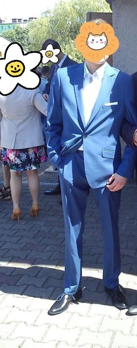 Garnitur Granatowy Rozmiar 50 L