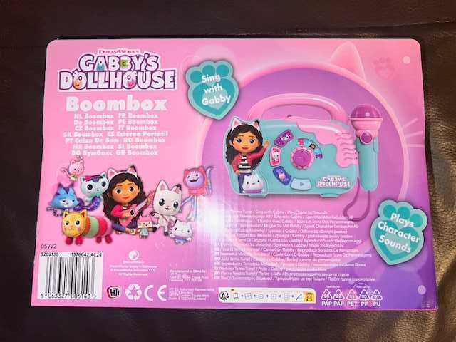 Zabawkowe radio, boombox Gabby Dollhouse Nowe