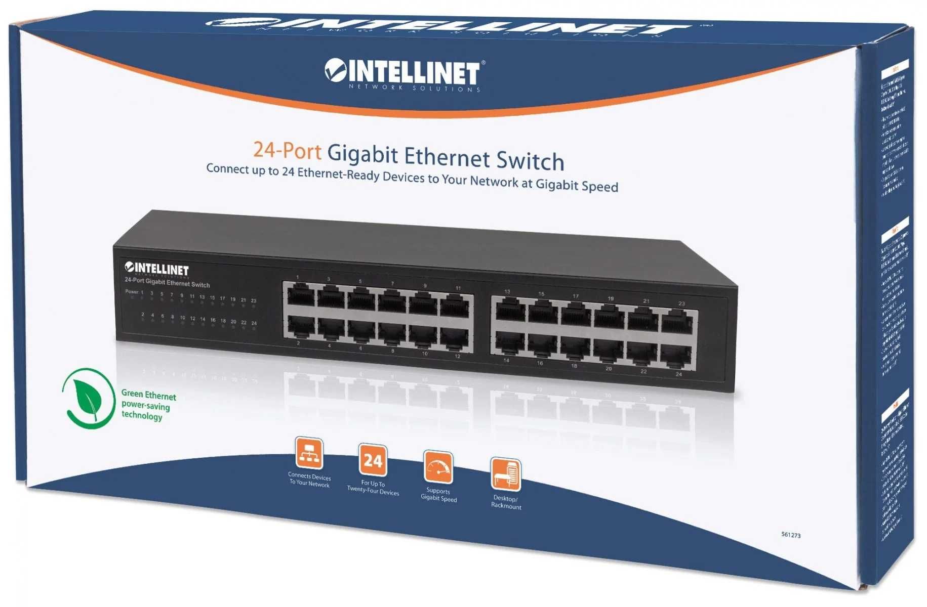 Intellinet 561273 switch de 24 Portas Gigabit