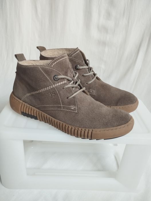 Жіночі зимові ботінки Josef Seibel, жіночі зимові замшеві черевики 42р