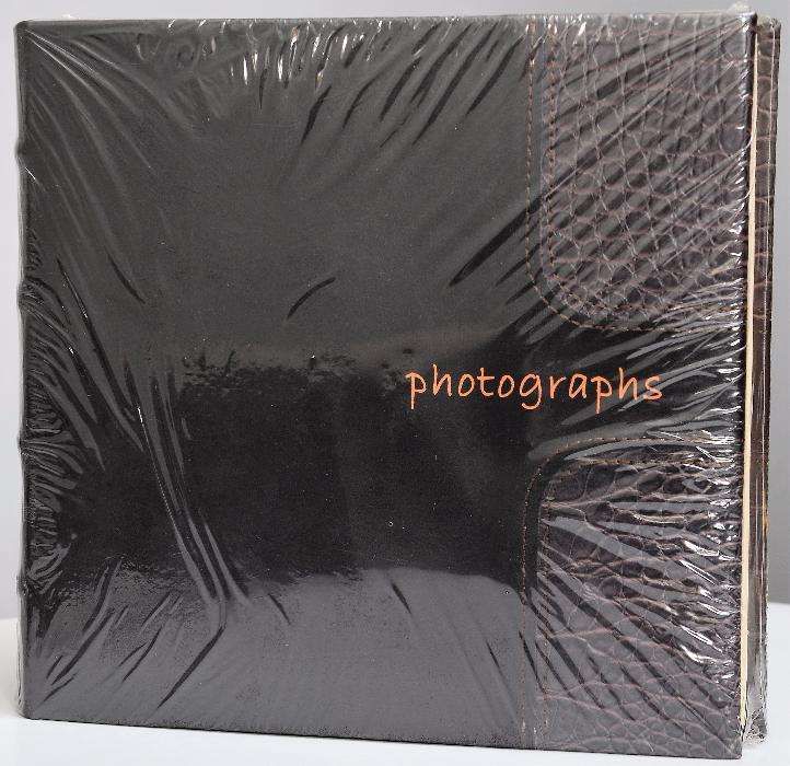 album kieszeniowy 10x15/200 kolor brązowy ekoskóra obszywany