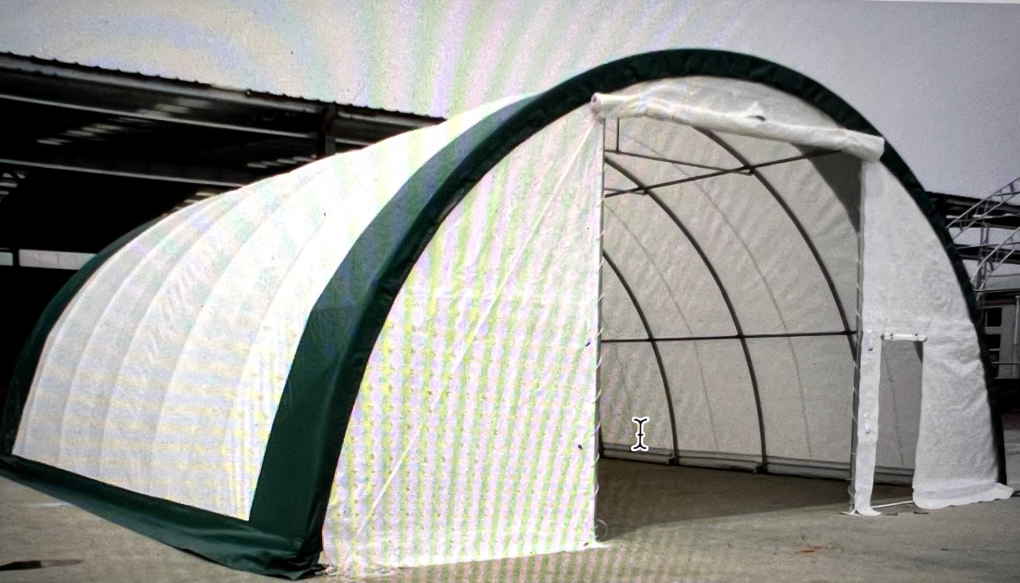 Zadaszenie Kontenerowe 6x6m wiata namiot łukowy hala