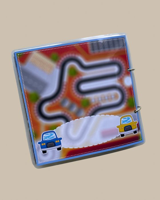 Альбом на липучках «Я знаю машинки»/ розвивальна гра для дітей