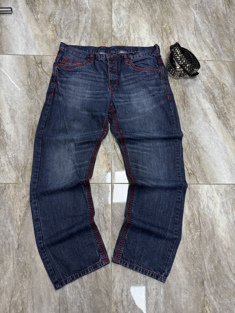 Широкі реп джинси baggy rap y2k широкие джинсы true religion rock revi