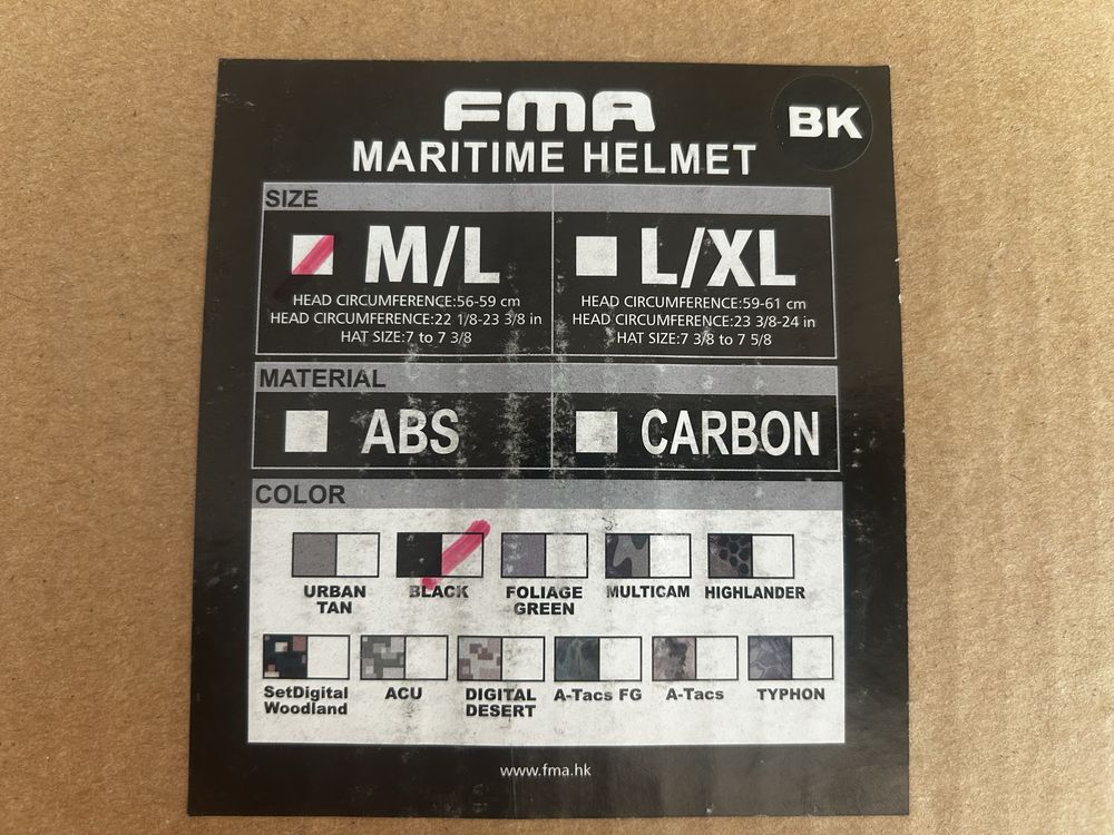 Capacete tatico FMA