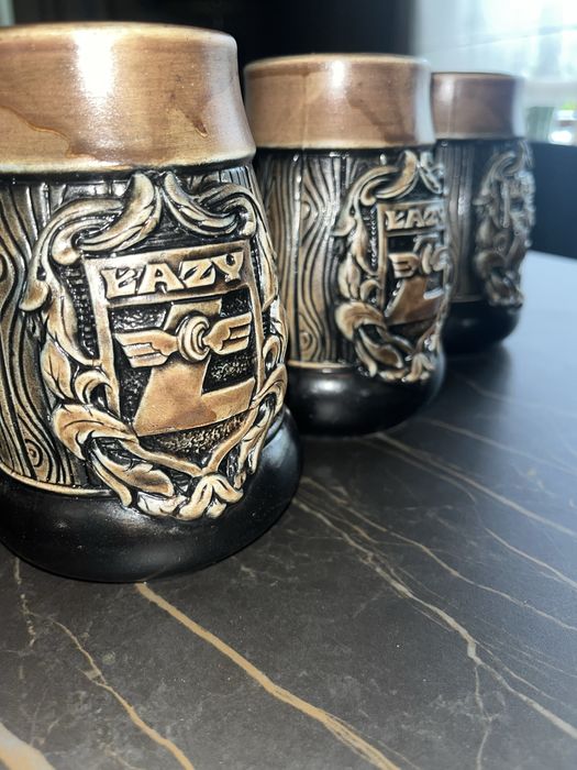 Kufel ceramiczny “ ŁAZY ” - unikalny, ręcznie zdobiony