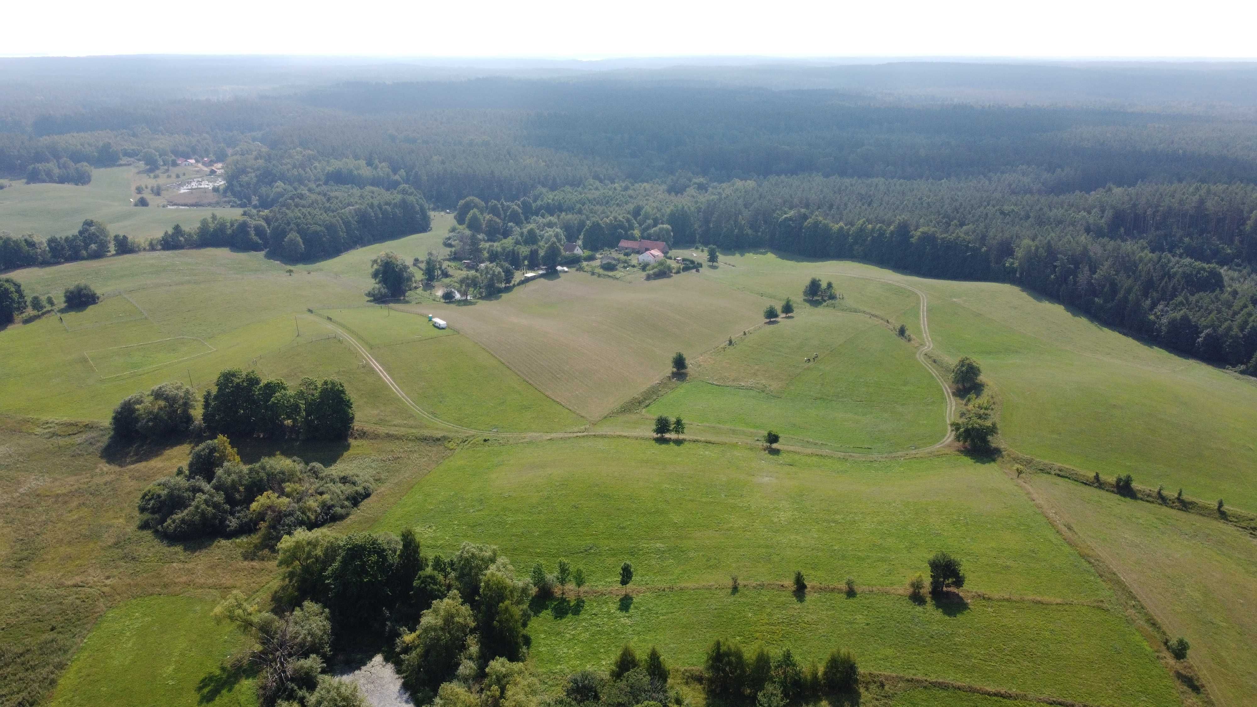 działka pod Mikołajkami, 550 m od jez. Inulec, w ratach 1615zł/miesiąc