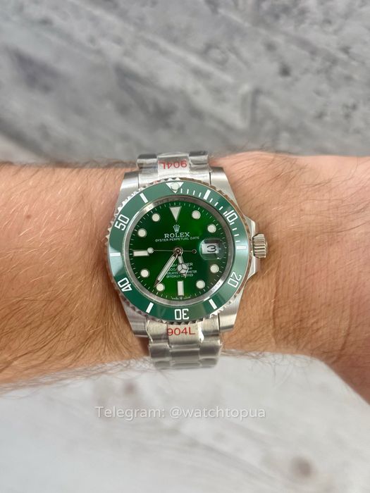Годинник Rolex Submariner Hulk часы Ролекс