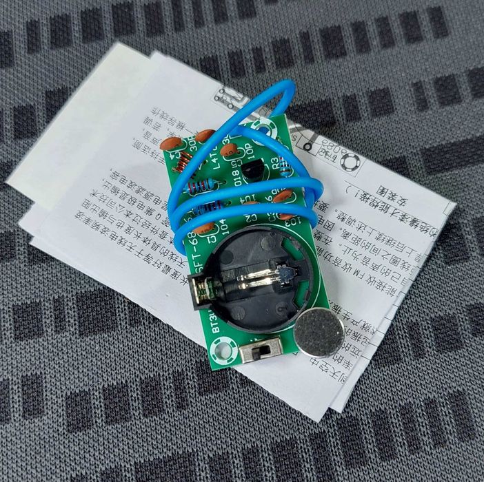 Крутой ФМ радио чувствительный микрофон прослушка на фм частоте 3-6в.