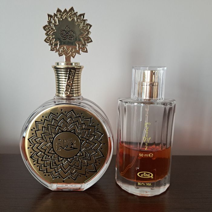 Zestaw perfum arabskich Fakhama Maison Asrar i Choco Musk Al Rehab