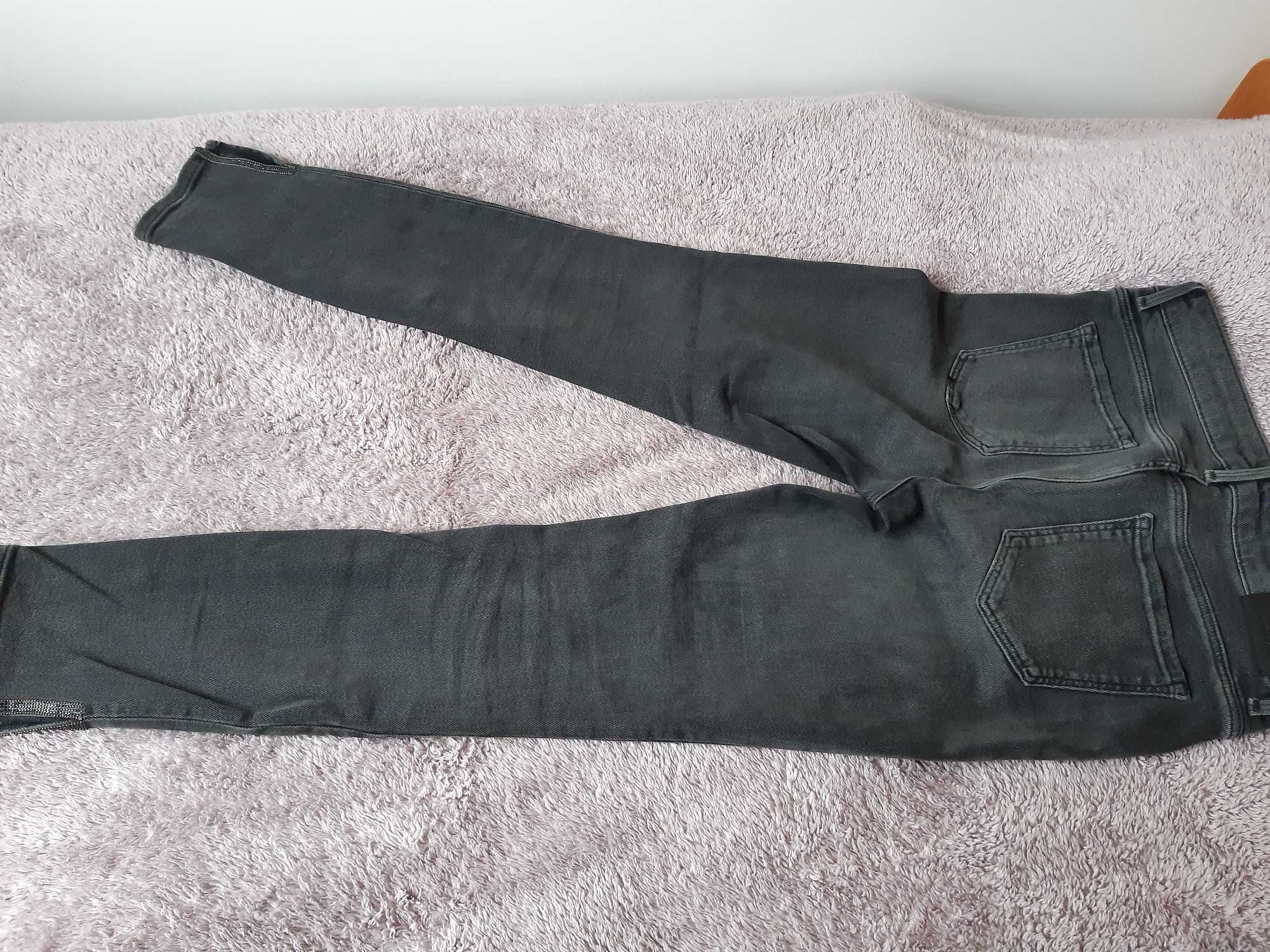 Dżinsy szare Massimo Dutti,damskie