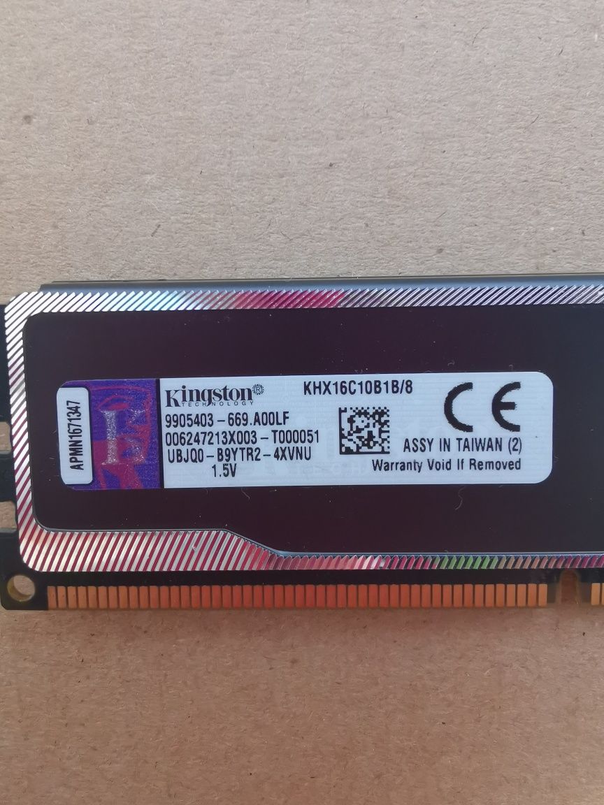 Модуль пам'яті KINGSTON HyperX Black DDR3 1600MHz 8GB (KHX16C10B1B/8)